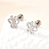 304 Stainless Steel Stud Earrings EJEW-H161-01P-C-2