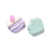 Opaque Cute Resin Decoden Cabochons RESI-B024-01D-2