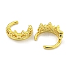 Brass Cuff Earrings EJEW-C104-028G-2
