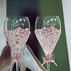 2Pcs Butterfly Alloy Glass Rhinestone Shoe Decoration FIND-AR0005-01A-6