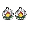 Baking Paint Alloy Enamel Pendants AL-CBA6AEB-13EB-02-1