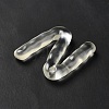 Transparent Resin Alphabet Pendants LS-RESI-C028-02N-4