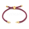 Nylon Cords Bracelet Makings Fit for Connector Charms AJEW-P116-01G-24-1