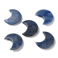 Natural Blue Aventurine Moon Palm Stones G-M416-04A-01
