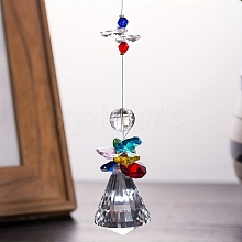 Angle Glass Hanging Ornaments PW-WG28625-01