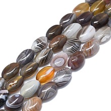 Natural Botswana Agate Beads Strands G-K245-N01-01