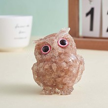 Crystal Owl Figurine Collectible JX545C