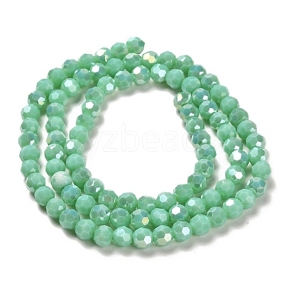 Opaque Glass Beads Stands EGLA-A035-P6mm-B14-1