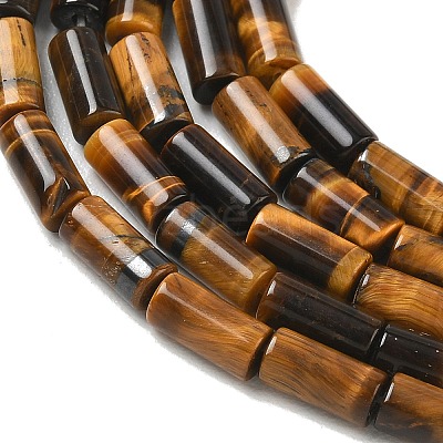 Natural Tiger Eye Beads Strands G-B091-A23-01-1