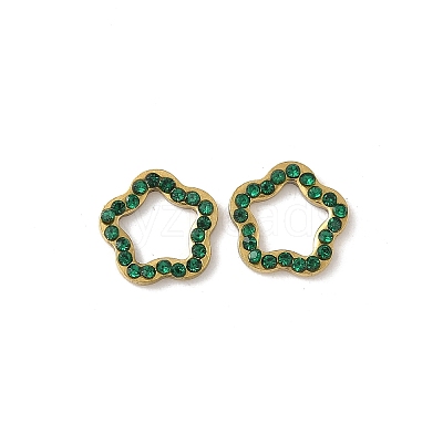 304 Stainless Steel Rhinestone Cabochons STAS-A057-04G-A01-1