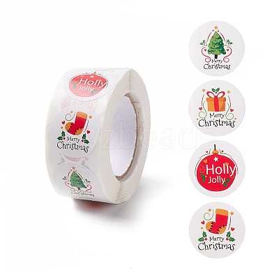Christmas Theme Self-Adhesive Stickers X-DIY-A031-01-1