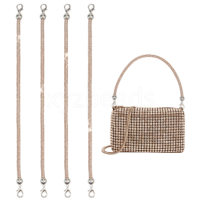 4Pcs Alloy Rhinestone Mobile Straps AJEW-PH0007-74A-1