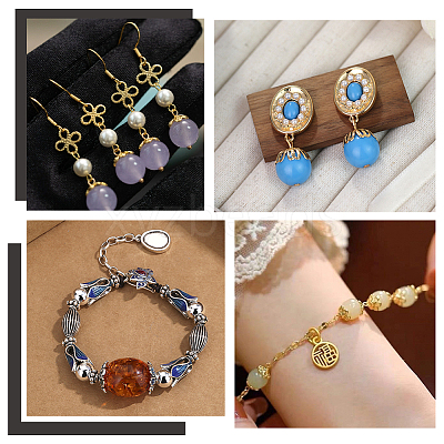 1310Pcs Iron & Alloy & Brass Bead Caps FIND-PH0027-73-1