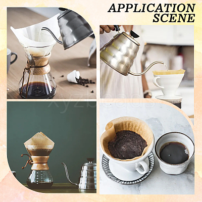 100Pcs Paper Coffee Filters FIND-WH20007-39A-1