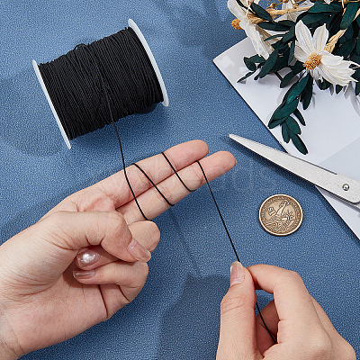 100M Polyester Round Elastic Cords OCOR-CY0003-40B-02-1