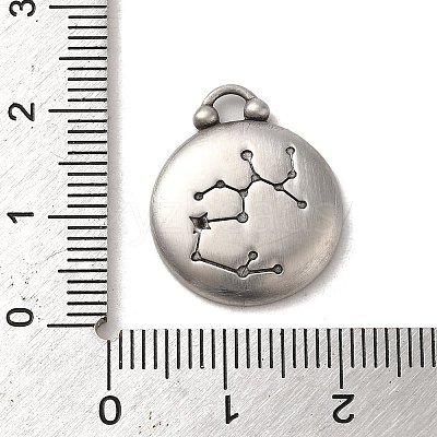 304 Stainless Steel Pendants STAS-L022-306AS-09-1