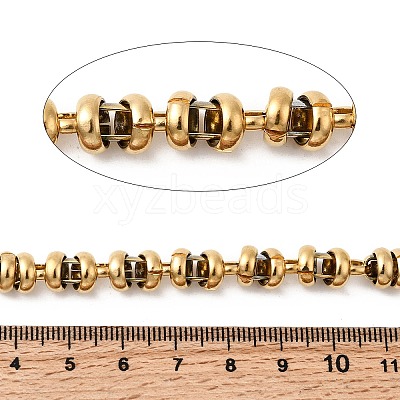 304 Stainless Steel Flat Round Link Chains CHS-K024-14G-1