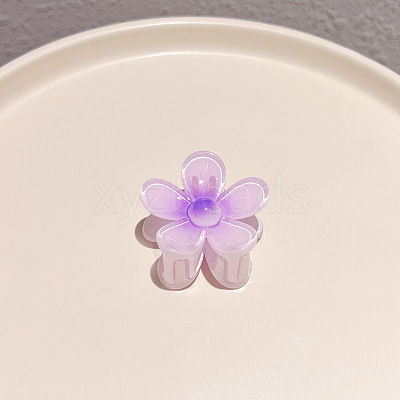 Flower Plastic Claw Hair Clips PW-WG3FA62-42-1