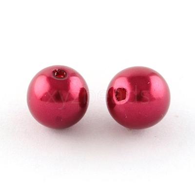 ABS Plastic Imitation Pearl Round Beads SACR-S074-8mm-A38-1