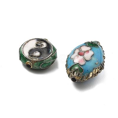 Handmade Cloisonne Beads CLB-Q002-13A-1