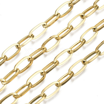 304 Stainless Steel Paperclip Chains STAS-R115-02A-1