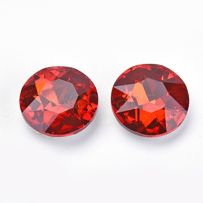 Pointed Back Glass Rhinestone Cabochons RGLA-T029-10mm-05-1