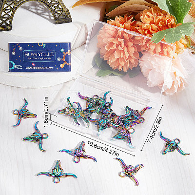 20Pcs Plated Alloy Pendants FIND-SC0004-22-1