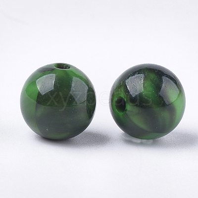 Acrylic Beads OACR-S029-018D-1