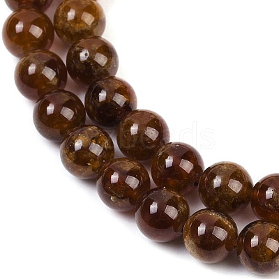 Natural Garnet Beads Strands G-U026-A10-8mm-1