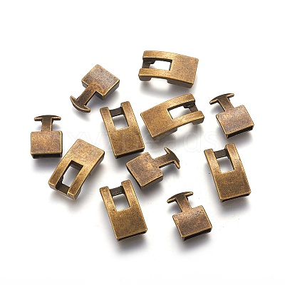 Tibetan Style Snap Lock Clasps LS-MLF11313Y-NF-1
