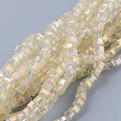 Glass Beads Strands EGLA-F121-M01-1