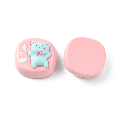 Opaque Cute Cartoon Resin Cabochons LS-CRES-O006-06D-1