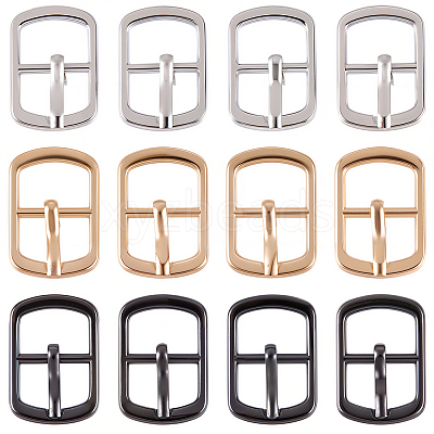 21Pcs 3 Colors Zinc Alloy Roller Buckles AJEW-CL0002-02-1