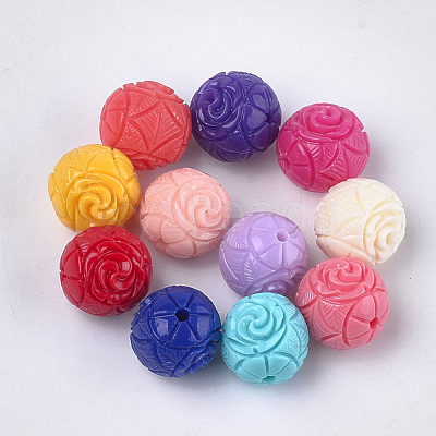 Synthetic clearance coral beads