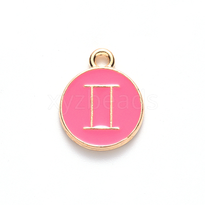 Alloy Enamel Pendants X-ENAM-S124-01A-03I-1