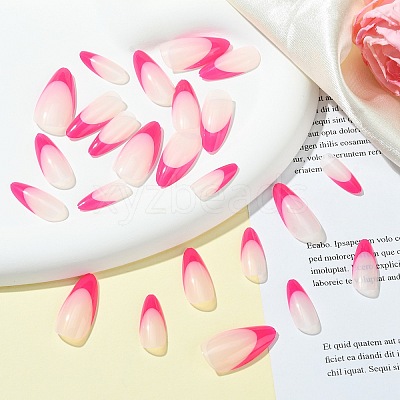 ABS Plastic Full Cover Press On False Nails DIY-CJC0006-12B-1