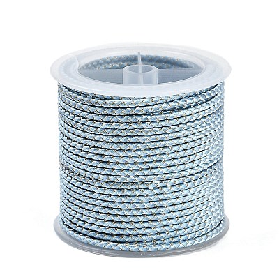 11M Polyester Braided Cord with Cotton Core & Metallic Thread OCOR-Z006-01-12-1