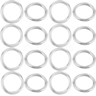 50Pcs 925 Sterling Silver Open Jump Rings STER-BBC0006-18C-1