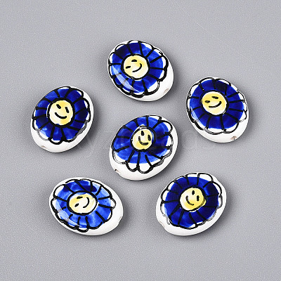 Handmade Porcelain Beads PORC-T134-14M-1