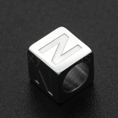 Non-Tarnish 201 Stainless Steel European Beads STAS-N090-LA062-N-1