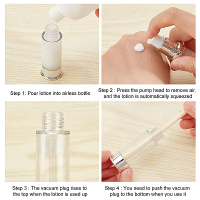10Pcs 5 Styles Plastic Pump Bottles MRMJ-OC0003-79A-1