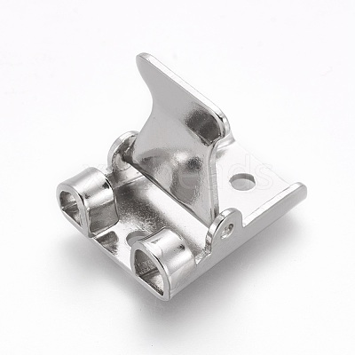 Iron Bolo Tie Slider Clasp IFIN-J119-01B-P-1