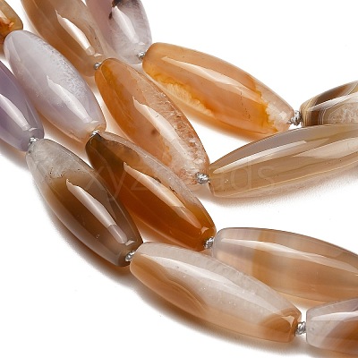 Natural Agate Beads Strands G-L654-G20-01A-1