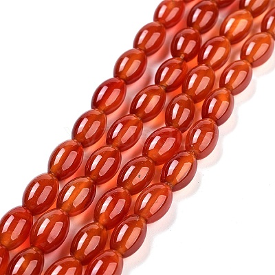 Natural Carnelian Beads Strands G080-1