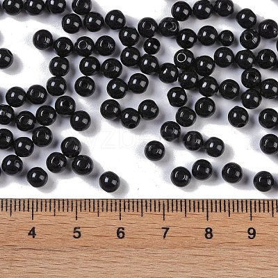 Opaque Acrylic Beads SACR-A007-01C-16-1