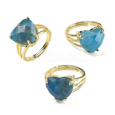 Brass Cuff Open Rings RJEW-D347-01G-12-1