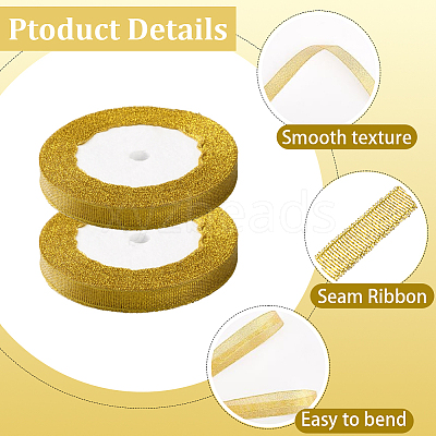 2Rolls Glitter Metallic Ribbon OCOR-GF0005-78A-01-1
