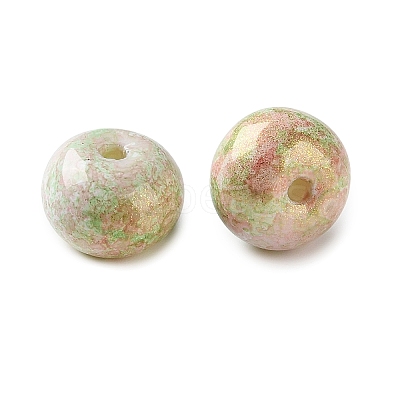 Baking Paint Opaque Glass Beads GL-CBAF5F7-01E-1
