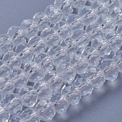 Imitation Crystal Glass Beads GLAA-D030-1-1