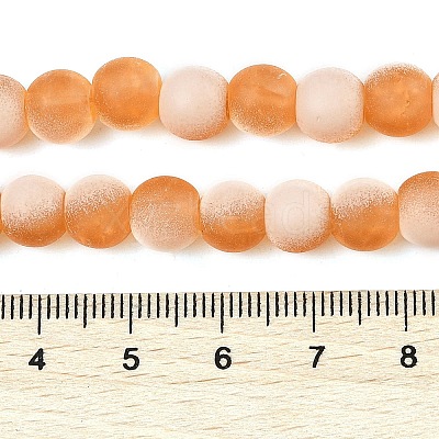 Frosted Crackle Glass Beads X1-GLAA-U001-6mm-M10-1
